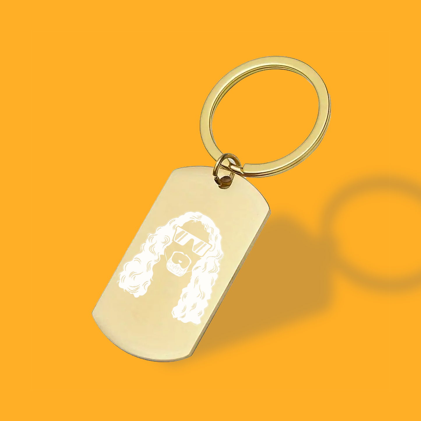 Schlüsselanhänger Gold