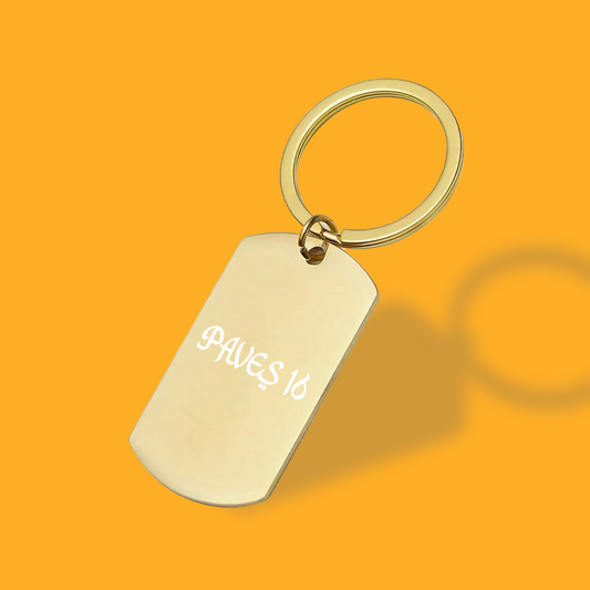 Schlüsselanhänger Gold